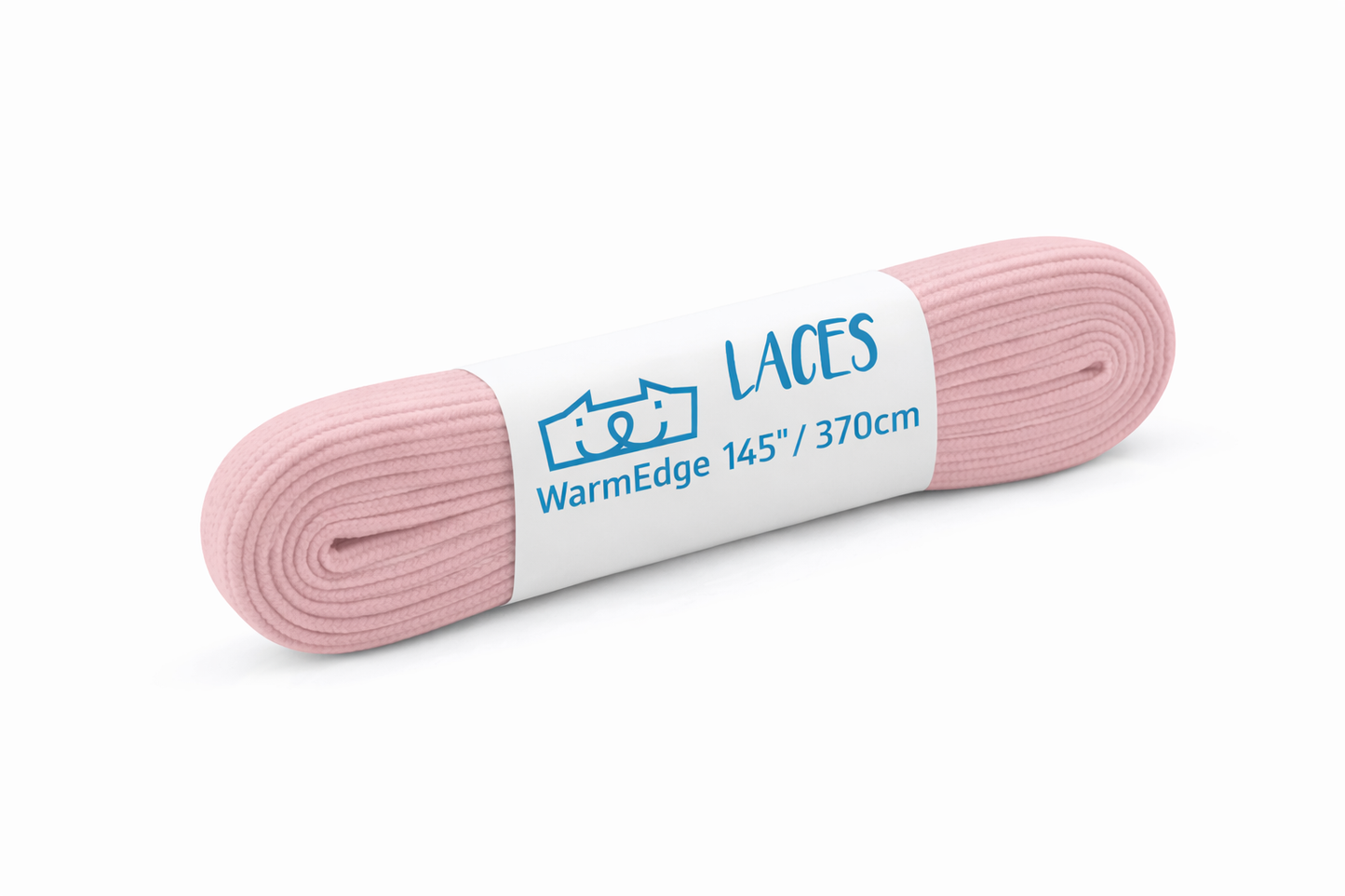 WarmEdge Colorway Figure Skating Laces - Lotus Pink